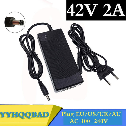 36V 2A battery charger Output 42V 2A Charger Input 100-240 VAC Lithium Li-ion Li-poly Charger For 10Series 36V Electric Bike - Jamboshop.com