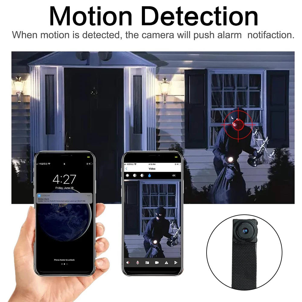 WiFi IP Mini Nanny Camera Module Motion P2P battery Camera Video Recorder Home security Micro camcorder remote control Hidden TF - Jamboshop.com