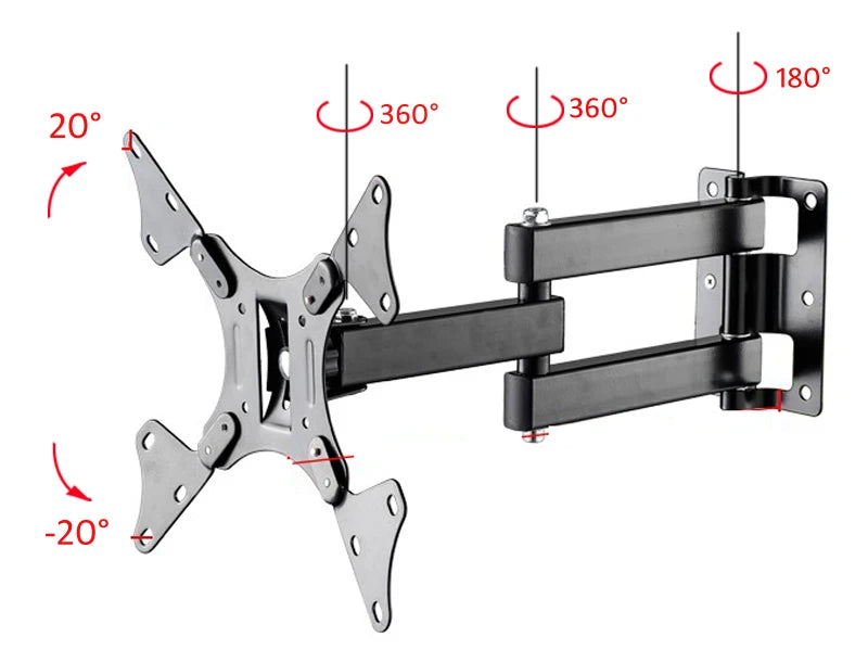 LCD-123A 27" 30" 37" retractable vesa mount stand tv wall mount pop swivel wall mount for tv bracket folding tv lift mechanism