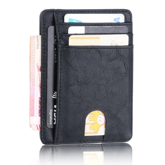 THINKTHENDO Slim RFID Blocking Leather Wallet Credit ID Card Holder Purse Money Case for Men Women 2020 Fashion Bag 11.5x8x0.5cm - Jamboshop.com