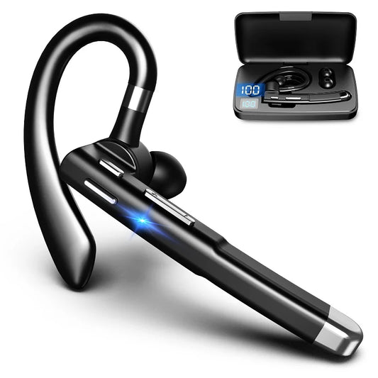 Bluetooth Earphones 5.3 Headphones Stereo Handsfree Noise Canceling Wireless Business Headset With HD Mic For All Smart Phones