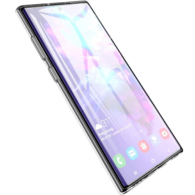 Ultra Thin Silicone Clear Phone Case On For Samsung Galaxy Note 10 Plus Pro 10+ Soft Back Cover Case For Samsung Note10 Note10+