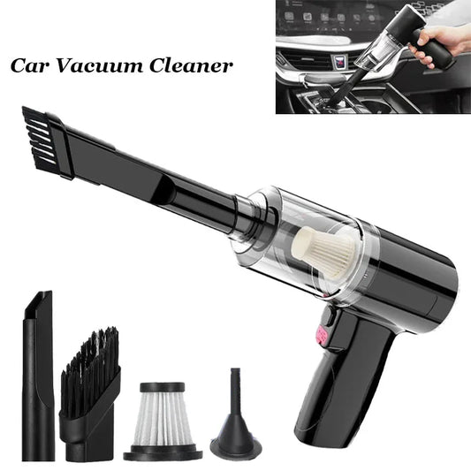 High Power Vacuum Cleaner, Mini Cordless, 2000PA Strong Suction, Rechargeable Portable Dust Collector, for Cars, Keyboard Gaps - Jamboshop.com