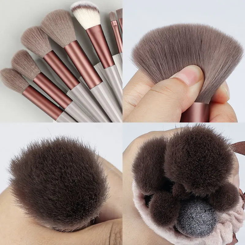 Makeup Brushes Set Highlighter Foundation Brush Eyeshadow Loose Powder Brush Concealer Women Blending Beauty Makeup Tools