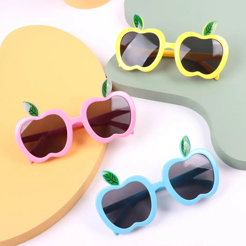 Apple Shape Children's Sunglasses Trendy Beach Sun Glasses UV400 Girls Boys Eyeglasses Outdoor Shades Decoration Eyewear - Jamboshop.com