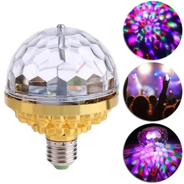 E27 Stage Light Colorful Small Magic Ball Rotating LED Stage Lamp Bulb For DJ Disco Ambient Light - Jamboshop.com