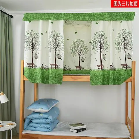 Dormitory Canopy Bed Curtains Bunk Single Curtain Student Bed Dustproof Privacy Protection Mosquito Net Bedroom Home Decor - Jamboshop.com