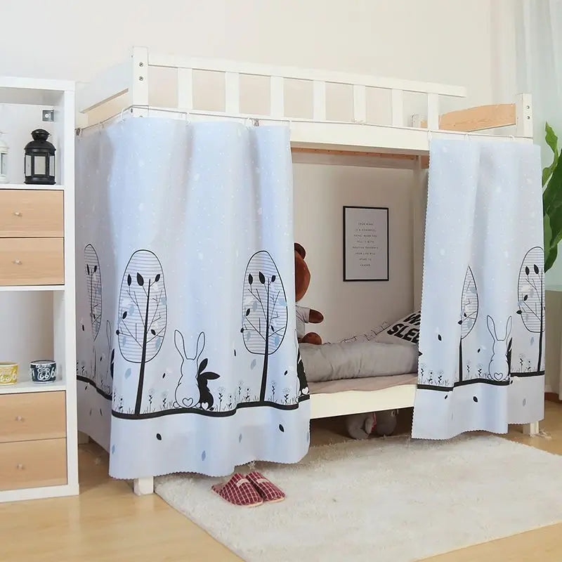 Dormitory Canopy Bed Curtains Bunk Single Curtain Student Bed Dustproof Privacy Protection Mosquito Net Bedroom Home Decor - Jamboshop.com