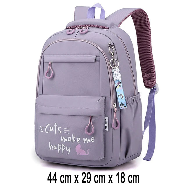 Girl School Bag Backpack Back Pack For Teenager Women Children Female Pink Schoolbag Primary High Bagpack Class Teens Child Kids - Jamboshop.com