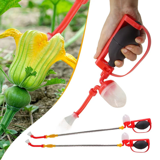 Tomato Pollinator Tool Powder Sprayer Fruit Duster Device for Kiwi Pear Peach Flower Manual Portable Machine for Farm Orchard