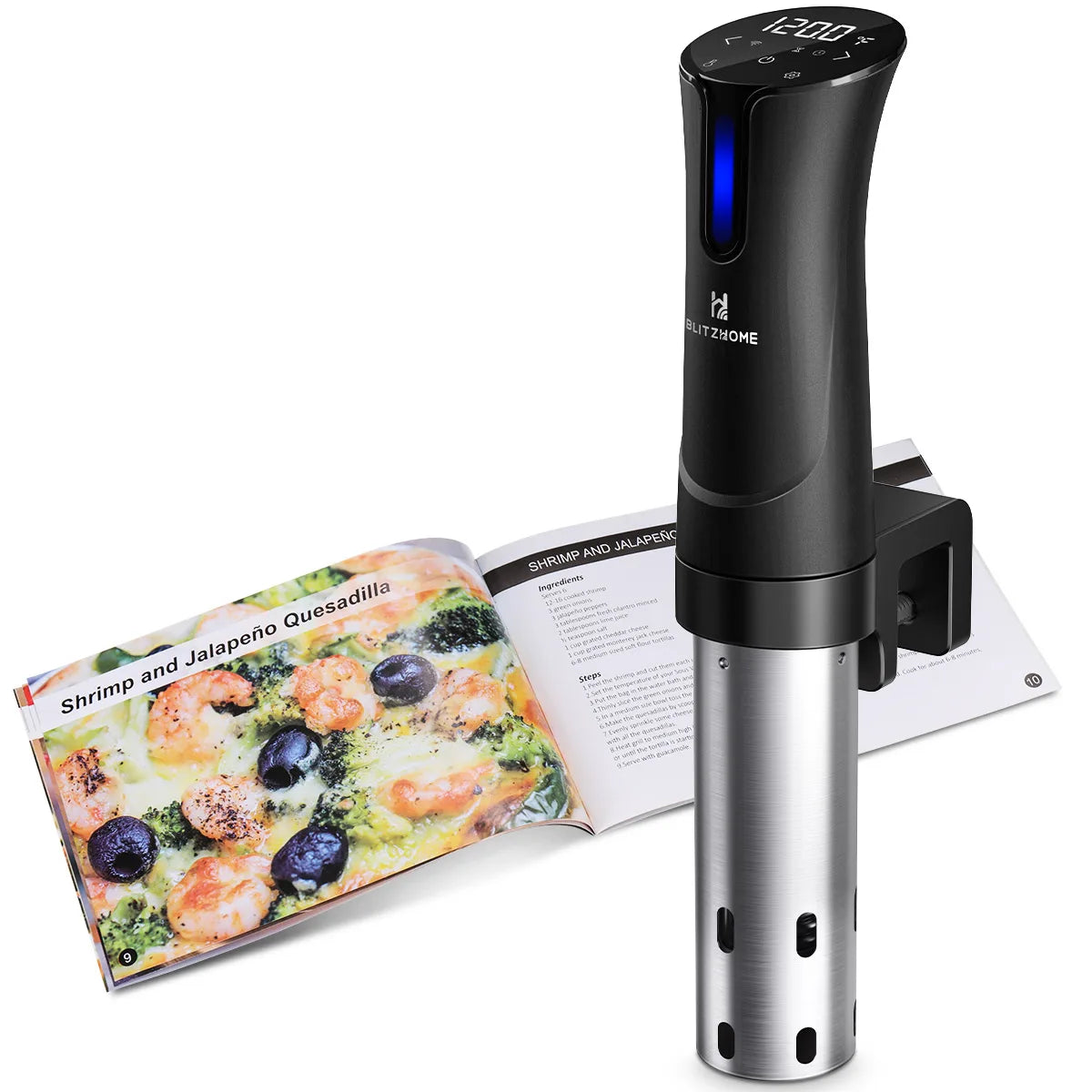 Blitzhome Home Appliance Sous Vide Cooker 1100W WiFi Smart Kitchen Sous Vide Machine Durable Immersion Circulator Precise Cooker - Jamboshop.com