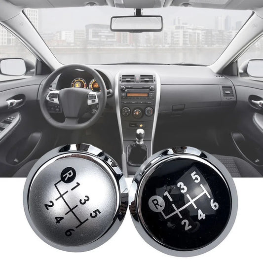 6 Speed Gear Shift Knob Emblem Cover Car Interior for TOYOTA Corolla 1.8MT 2007-2013 / RAV4 AVENSIS YARIS D4D URBAN ALTIS SCION - Jamboshop.com
