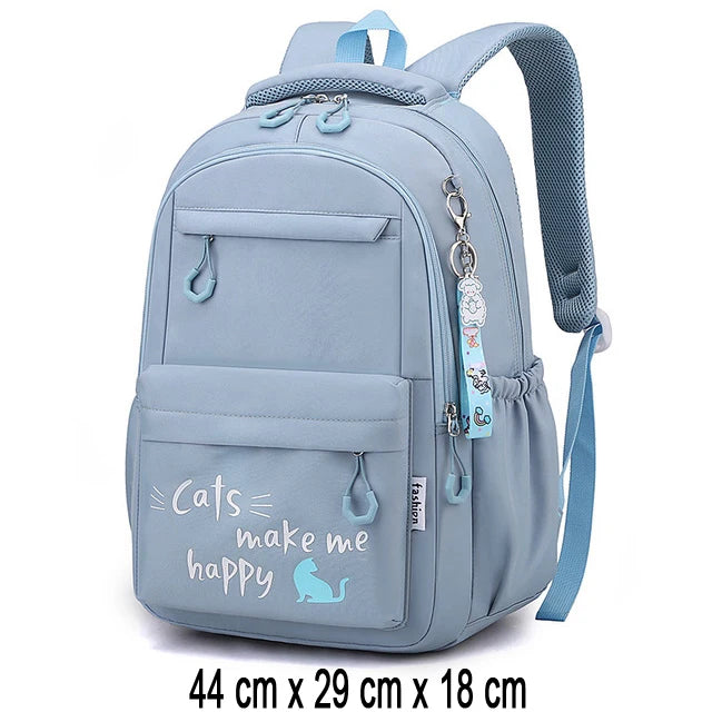 Girl School Bag Backpack Back Pack For Teenager Women Children Female Pink Schoolbag Primary High Bagpack Class Teens Child Kids - Jamboshop.com