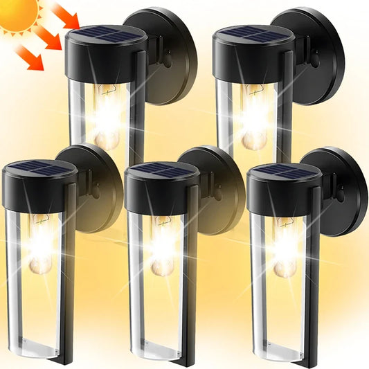 LED Solar Lamps Waterproof Wall Hanging Tungsten Light Balcony Courtyard Corridor Porch Light Home Garden Decoration Lighting - Jamboshop.com