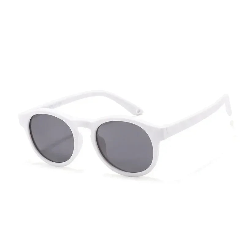 Fashion Baby's First Sunglasses with Strap Round Flexible UV400 Polarized Infant Sunglasses for Ages 0-3 Years - Jamboshop.com