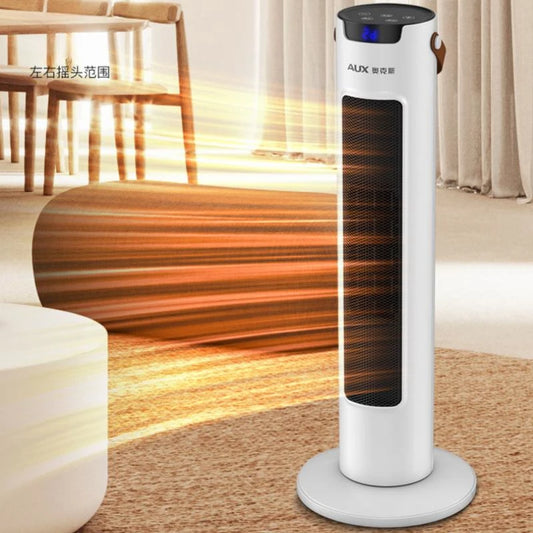 Electric Heating Appliance NSBE-200GR - Tower Fan Heater with Heat Fan and Remote Control 220V Space Heater