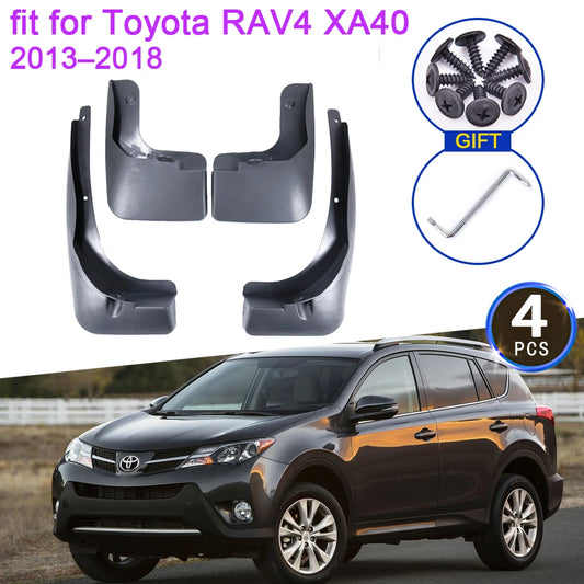4x for Toyota RAV4 RAV 4 XA40 2013 2014 2015 2016 2017 2018 Mud Flaps Mudguards Splash Guards Fender Flare Wheel Car Accessories - Jamboshop.com
