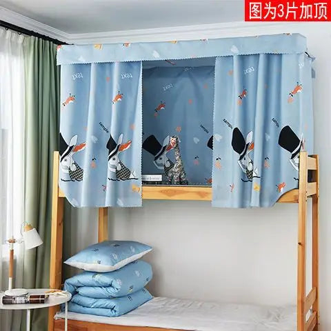 Dormitory Canopy Bed Curtains Bunk Single Curtain Student Bed Dustproof Privacy Protection Mosquito Net Bedroom Home Decor - Jamboshop.com