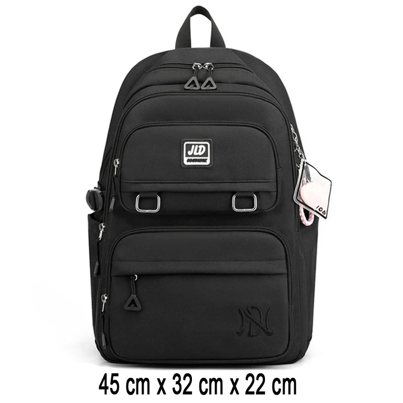 Girl School Bag Backpack Back Pack For Teenager Women Children Female Pink Schoolbag Primary High Bagpack Class Teens Child Kids - Jamboshop.com