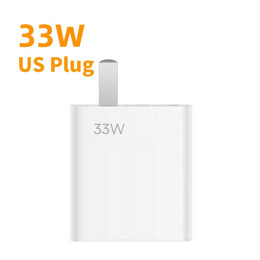 33W USB Charger Fast Charging EU/US Plug Mobile Phone Adapter For Xiaomi Redmi Note 13 12 11 iPhone Samsung Quick Charge Charger - Jamboshop.com