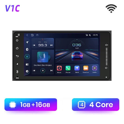 Junsun V1 AI Voice Wireless CarPlay Android Auto Radio for Toyota Corolla E140 E150 2006 -2013 4G Car Multimedia GPS 2din - Jamboshop.com