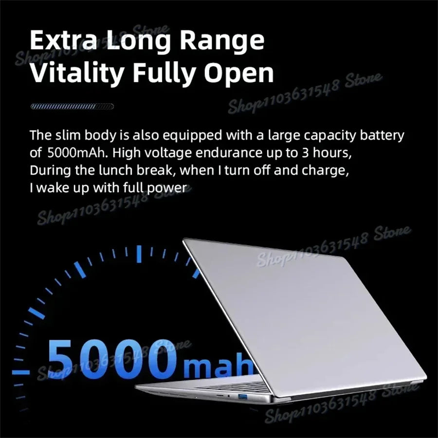 2024 Ultra Slim i7 Laptop 14.1 Inch Intel Core i7-7500U Windows 11 16GB RAM 1TB 2TB SSD 1920*1080 Notebook Computer Portable PC