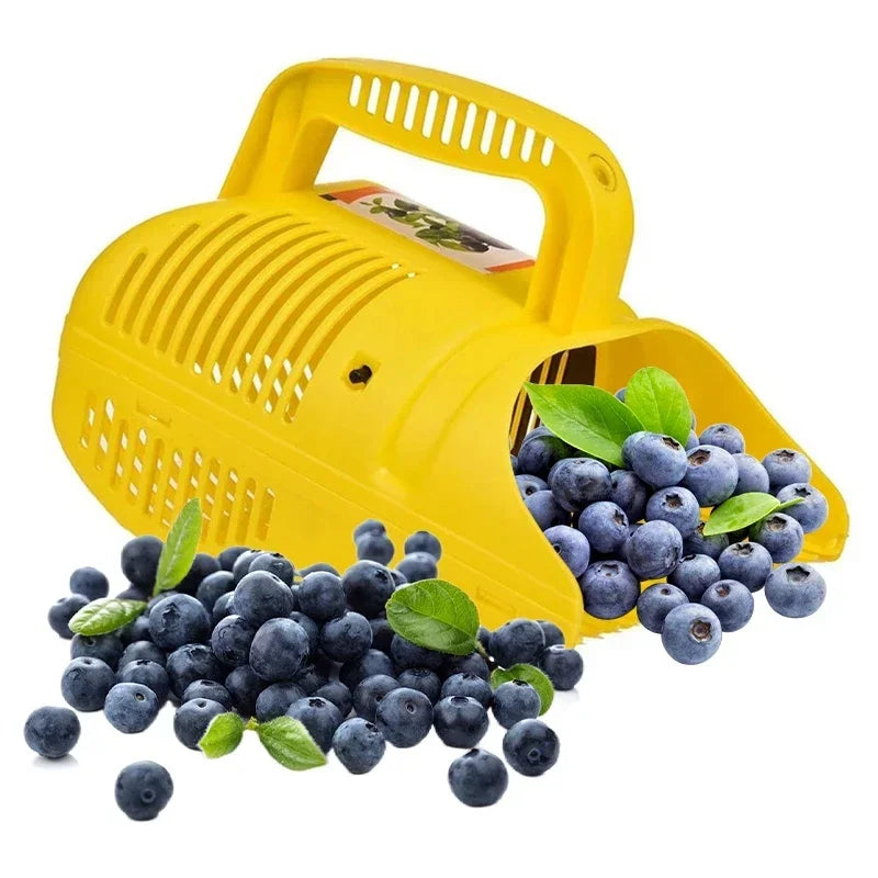 Blueberry Picker Fruit Picker Portable Comb Rakes Catcher Plastic Berry Collection Harvester Farm Fruit Picking Tool for Garden