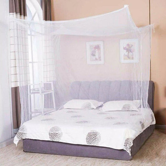 90*190cm Solid Mosquito Net for Bed Anti Mosquito Four Corner Post Bug Insect Repeller No Frame Full Mosquito Canopy - Jamboshop.com