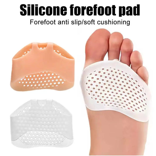 1 Pair Silicone Toe Separator for Pain Relief, Metatarsal Pads, Orthotics Foot Massage Insoles, Forefoot Socks, Foot Care T L4D1