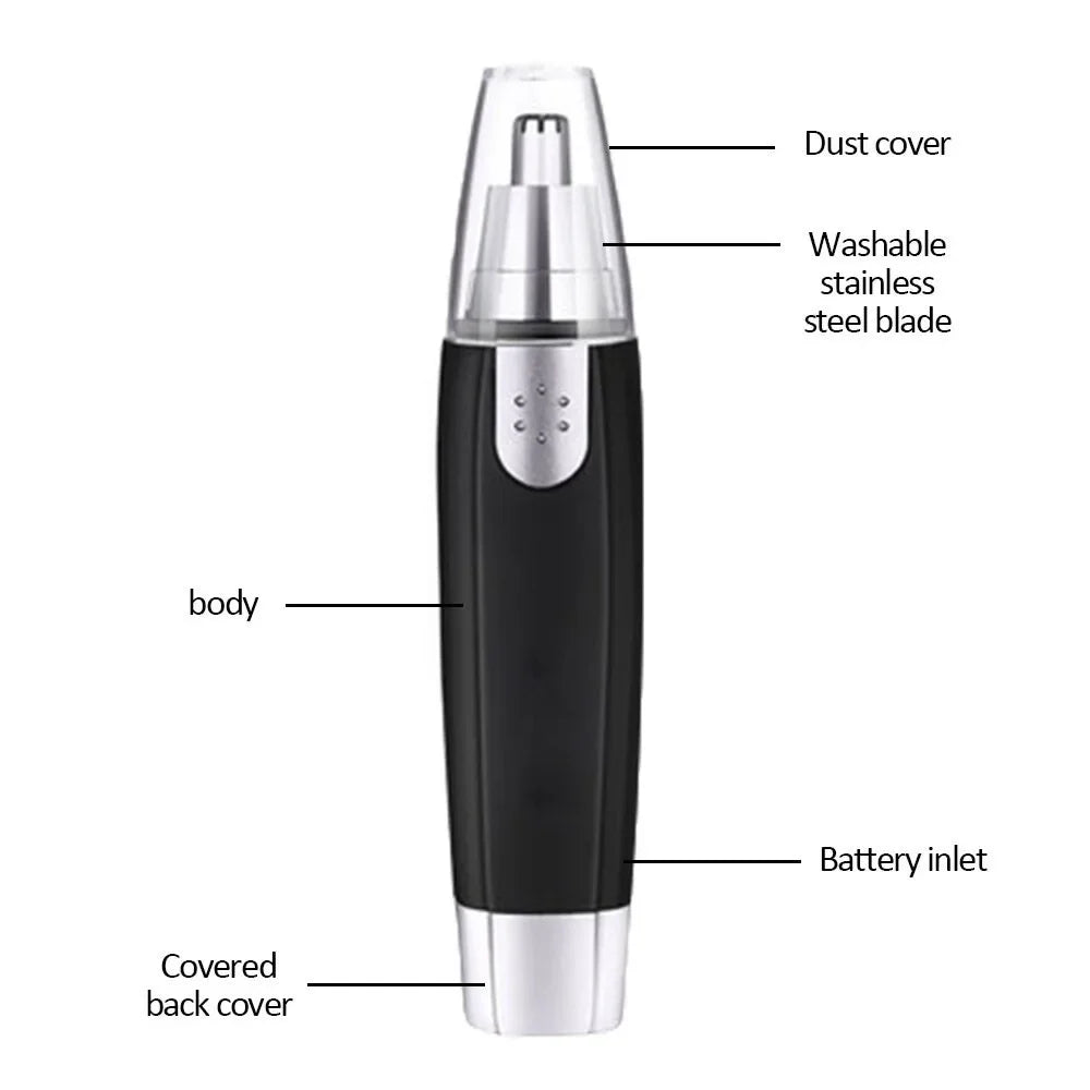 Electric Nasal Hair Slimmer Tools Shadowing Knife Push Men's Ear Shaving Machine for Men Neck Eyebrows Razors Women's Razor Care