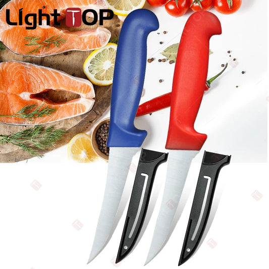 Stainless Steel Peeling Knife Fruit Vegetable Fish Meat Cleaver Kitchen Paring Knives Cooking Butcher Knives Utility Knife