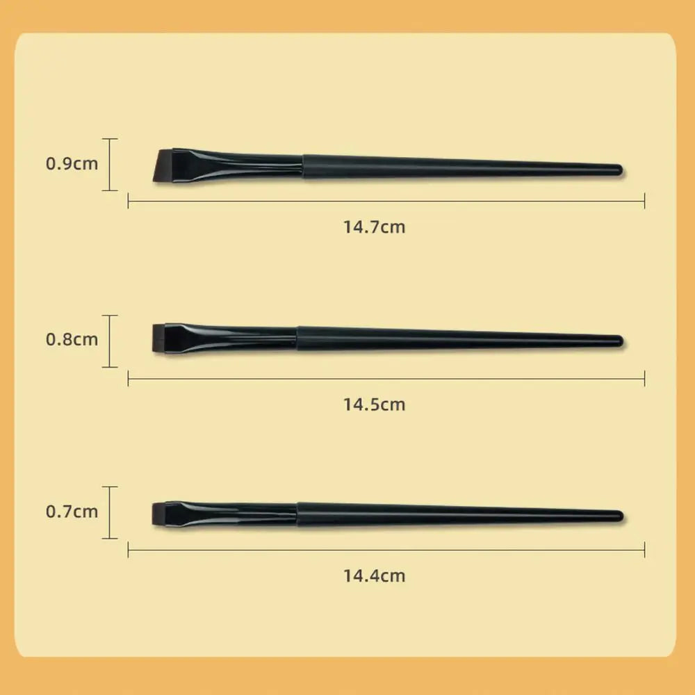 Cosmetics Brush Beauty Eye Liner Brush Flat Eyebrow Brush Angled Fine Eyeliner Brushes Blade Makeup Brushes Liner Brow Brush