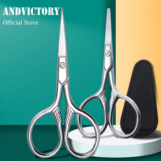 1Pcs Stainless Steel Small Makeup Grooming Scissors Eyebrows For Manicure Nail Cuticle Beard And Mustache Trimmer Nose Hair Tool