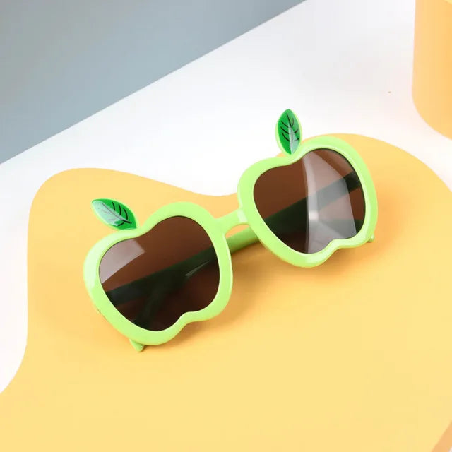 Apple Shape Children's Sunglasses Trendy Beach Sun Glasses UV400 Girls Boys Eyeglasses Outdoor Shades Decoration Eyewear - Jamboshop.com