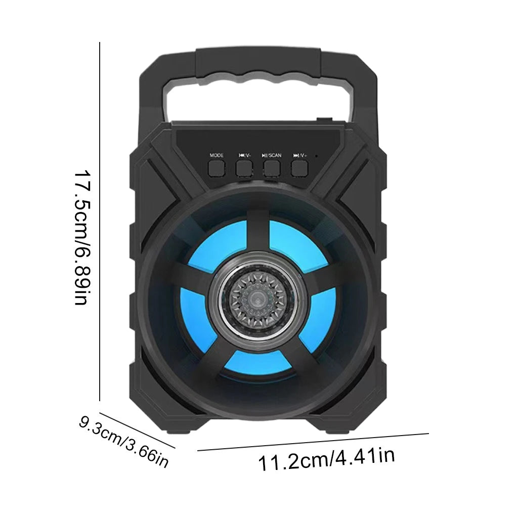 Wireless Speaker Portable Outdoor Mini Bass Sound Home Bluetooth-compatible Loudspeaker with Microphone