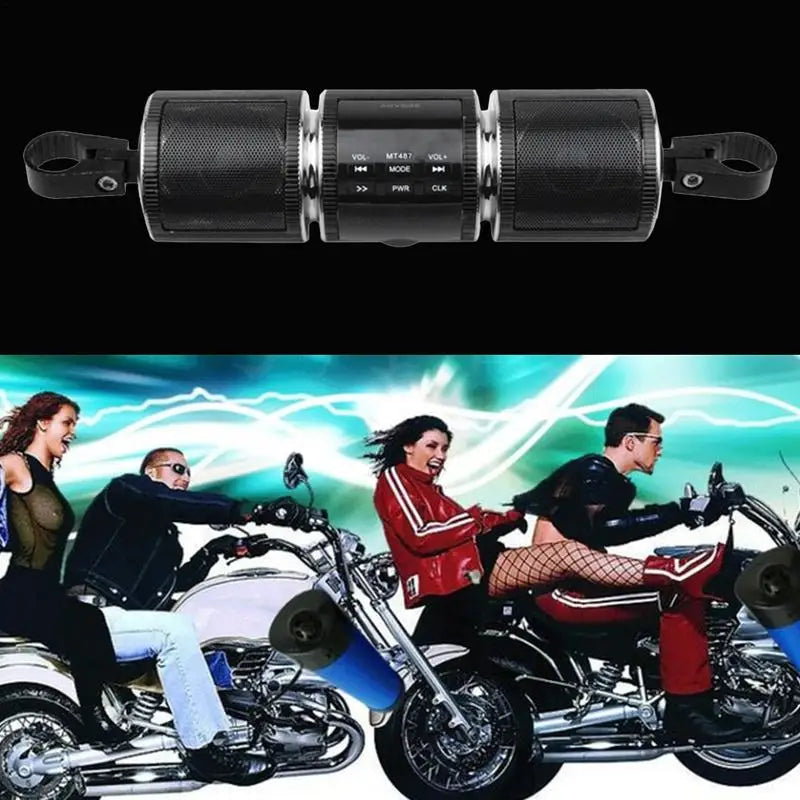 Motorcycle Blue Tooth Speakers MP3 Music Player with Audio Amplifier System Display and dual speakers USB Interfaced Support