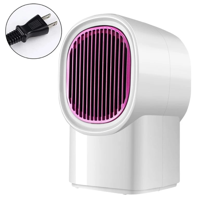 M2EE Winter Space Heater Portable Quiet Electric Heater Desk Heater Fan Suitable for Office Home Whole Room Fast Heating 500W