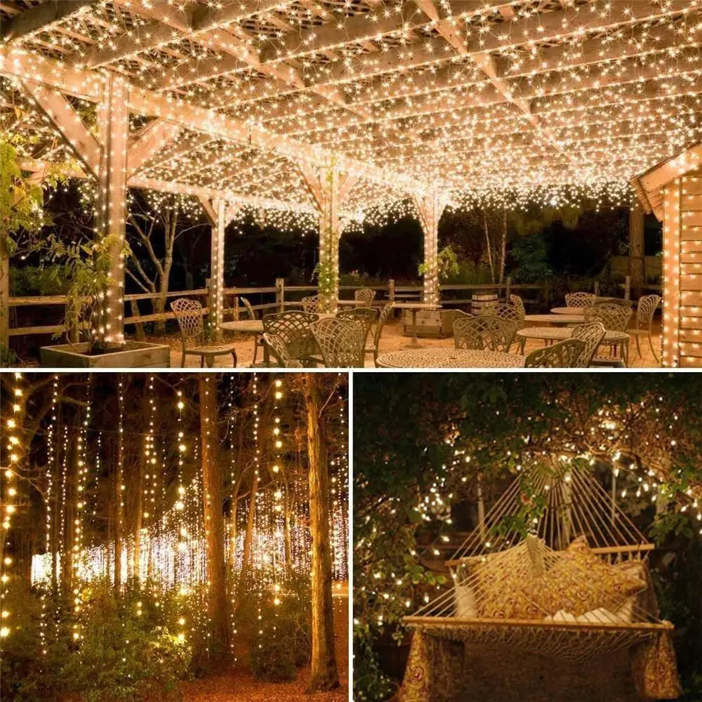 Solar Garland Led String Lights Outdoor Christmas Lights String Christmas Decor For Tree Home Garden New Year 2023 - Jamboshop.com