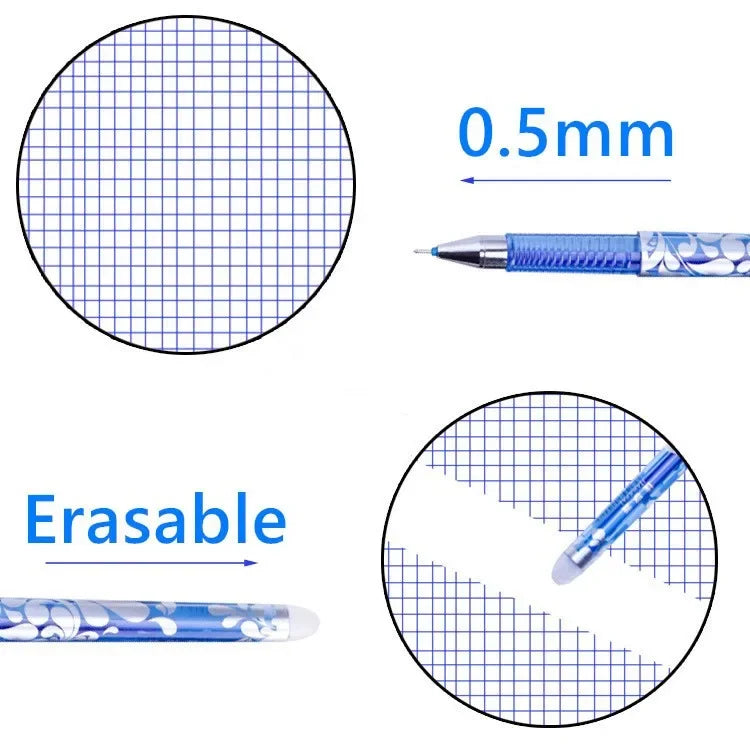 1/35 Pcs/set Kawaii Erasable Pens Cute Gel Pens Writing Stationery for Notebook Office School Supplies Pen Cute Pens Art