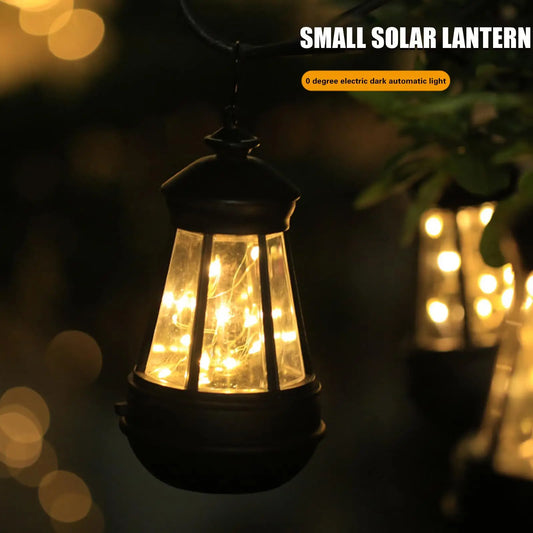 Solar Lamps 2V 40MA Waterproof LED Retro Lantern Hanging Home Camping Decoration Garden Party Light Balconies Outdoor Yard B1G5 - Jamboshop.com