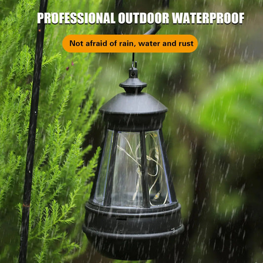 Solar Lamps 2V 40MA Waterproof LED Retro Lantern Hanging Balconies Home Decoration Light Party Yard Outdoor T5V2 Camping Ga O0W9 - Jamboshop.com