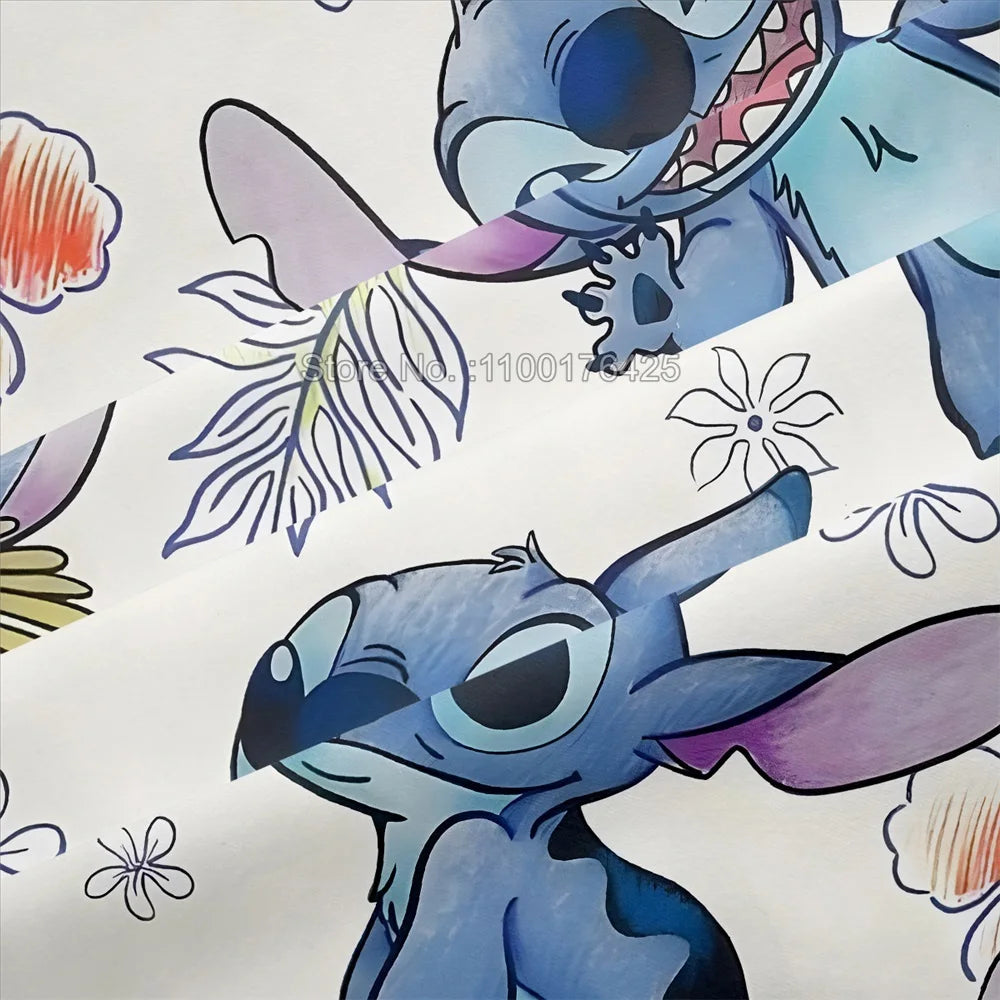 Anime Stitch Bedding Set 3D Cartoon Printed Quilt Duvet Cover Set Pillowcase Kids Beddroom Comfortable Home Decor - Jamboshop.com