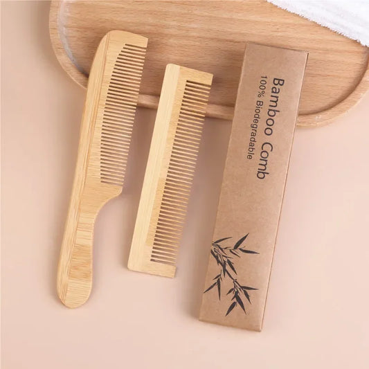 머리핀 High Quality Massage Wooden Comb Bamboo Hair Vent Brush Brushes Hair Care and Beauty SPA Massager Hair Care Beauty Health