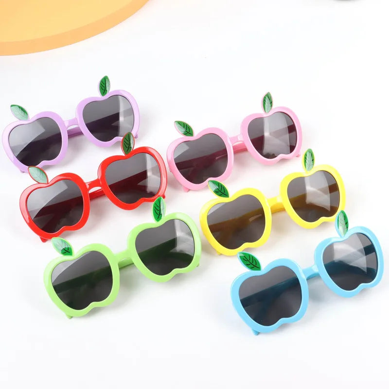 Apple Shape Children's Sunglasses Trendy Beach Sun Glasses UV400 Girls Boys Eyeglasses Outdoor Shades Decoration Eyewear - Jamboshop.com