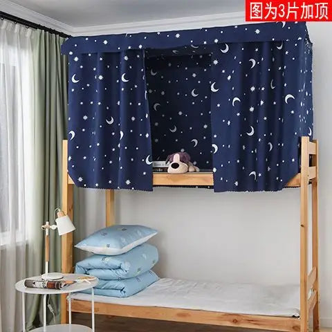 Dormitory Canopy Bed Curtains Bunk Single Curtain Student Bed Dustproof Privacy Protection Mosquito Net Bedroom Home Decor - Jamboshop.com