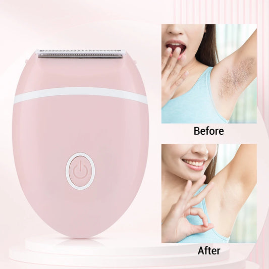 Portable Electric Body Shaver Rechargeable Hair Removal Appliances Lady Epilator for Women Full Body Lady Shaver Body Bikini