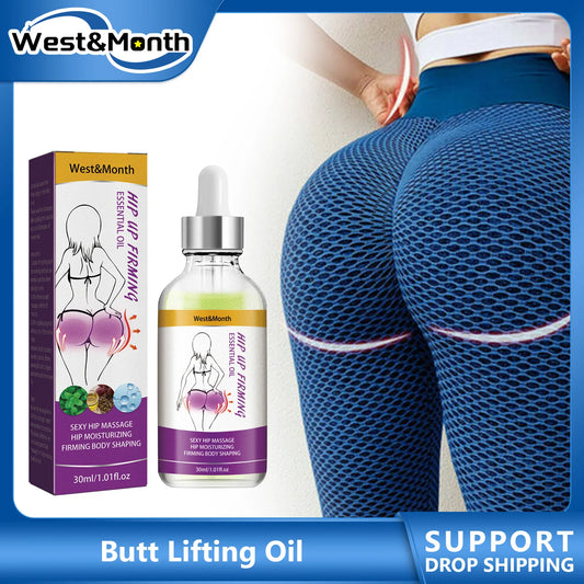 Buttock Massage Essential Oil Effective Hip Lift up Enhancement Shaping Firming Big Ass Plumping Sexy Lady Butt Enlargement Oil