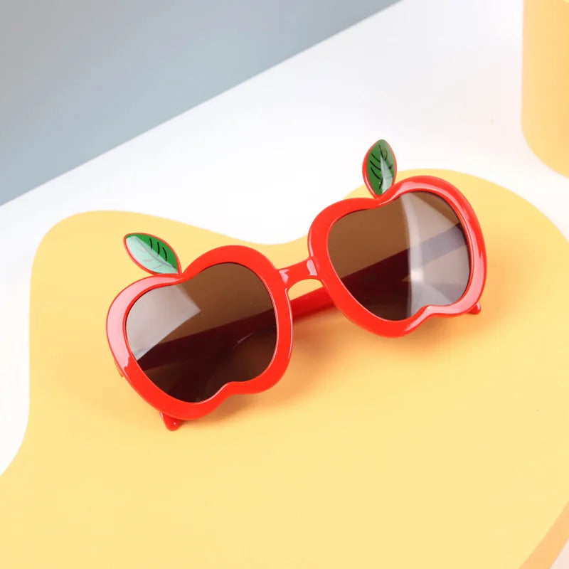 Apple Shape Children's Sunglasses Trendy Beach Sun Glasses UV400 Girls Boys Eyeglasses Outdoor Shades Decoration Eyewear - Jamboshop.com