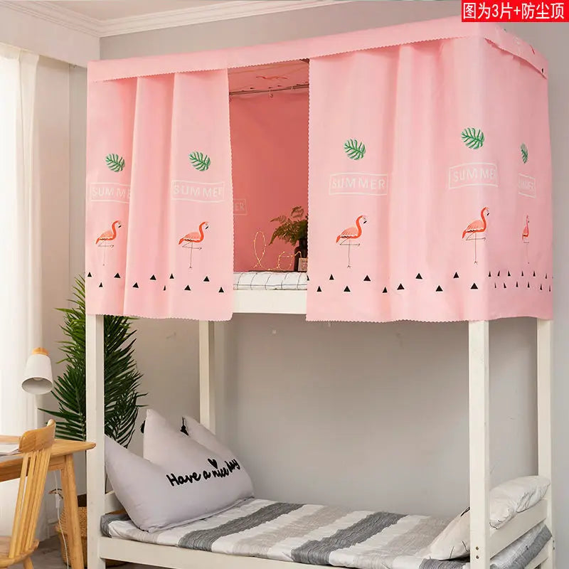 Dormitory Canopy Bed Curtains Bunk Single Curtain Student Bed Dustproof Privacy Protection Mosquito Net Bedroom Home Decor - Jamboshop.com