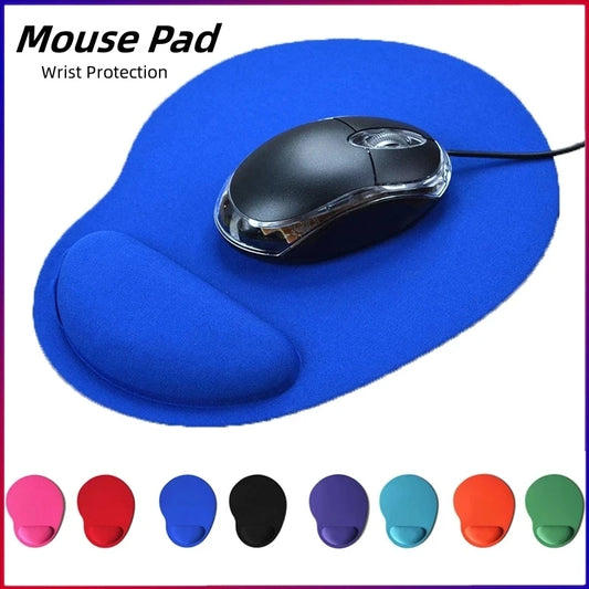 Office Work Mousepad With Gel Wrist Support Ergonomic Gaming Desktop Computer Laptop Tablet Mouse Pad Wrist Rest Drop Shipping - Jamboshop.com